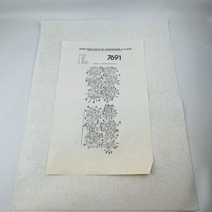Puff N Paint‎ Ornaments #7691 Tri-Chem Chart Picture To Paint Christmas 1986 Vtg